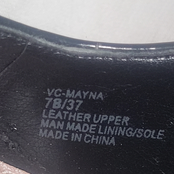 Vince Cumato Gold Bling Heeled Platform Shoes - Picture 5 of 5